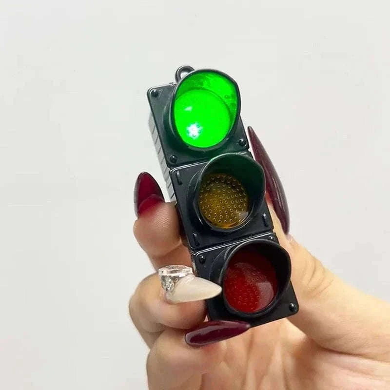 Traffic Light Magnetic Fridge Stickers – Fun Decorative Magnet Set-pedestrian light