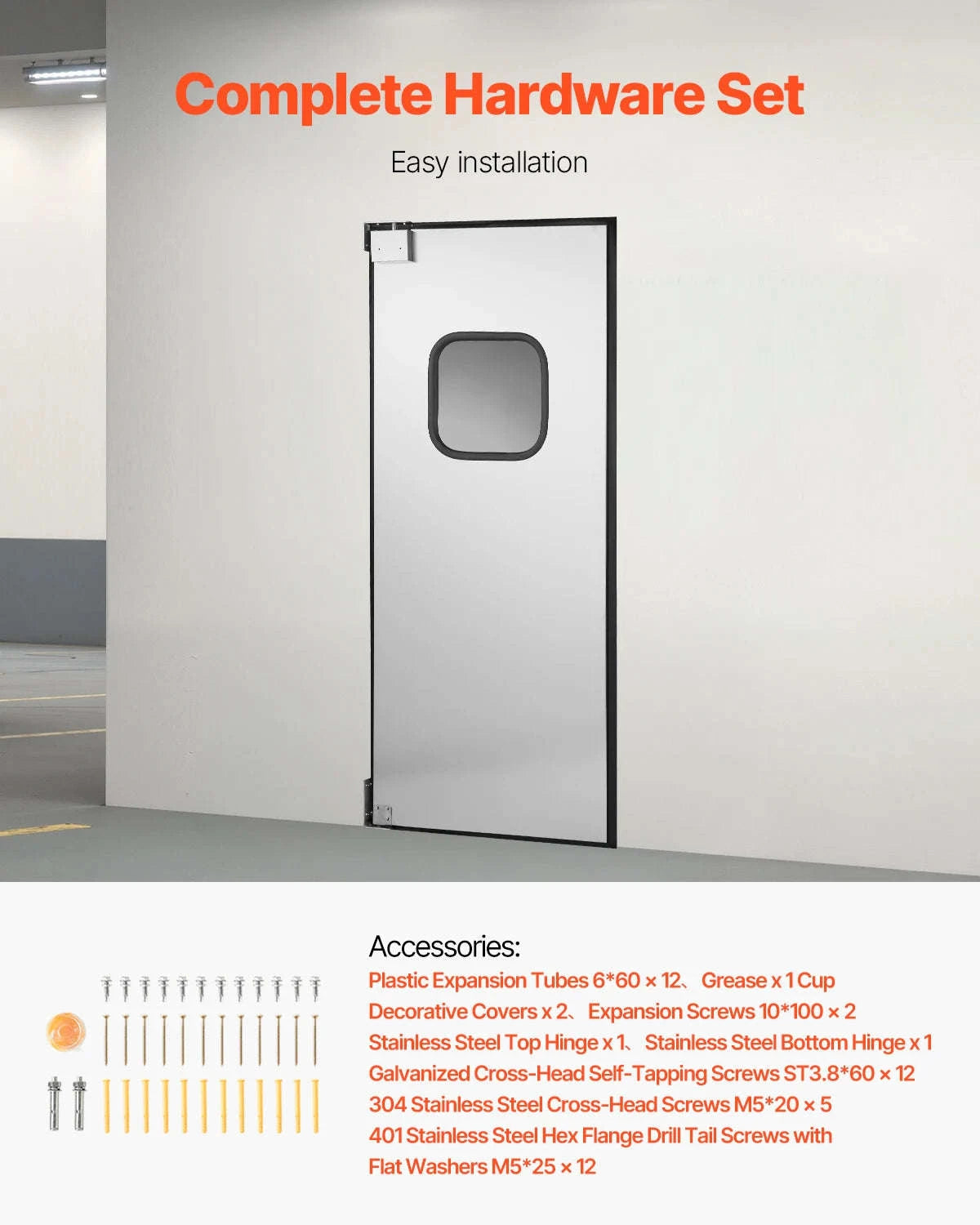 Traffic Swing Door for 36x84 in Opening-United States