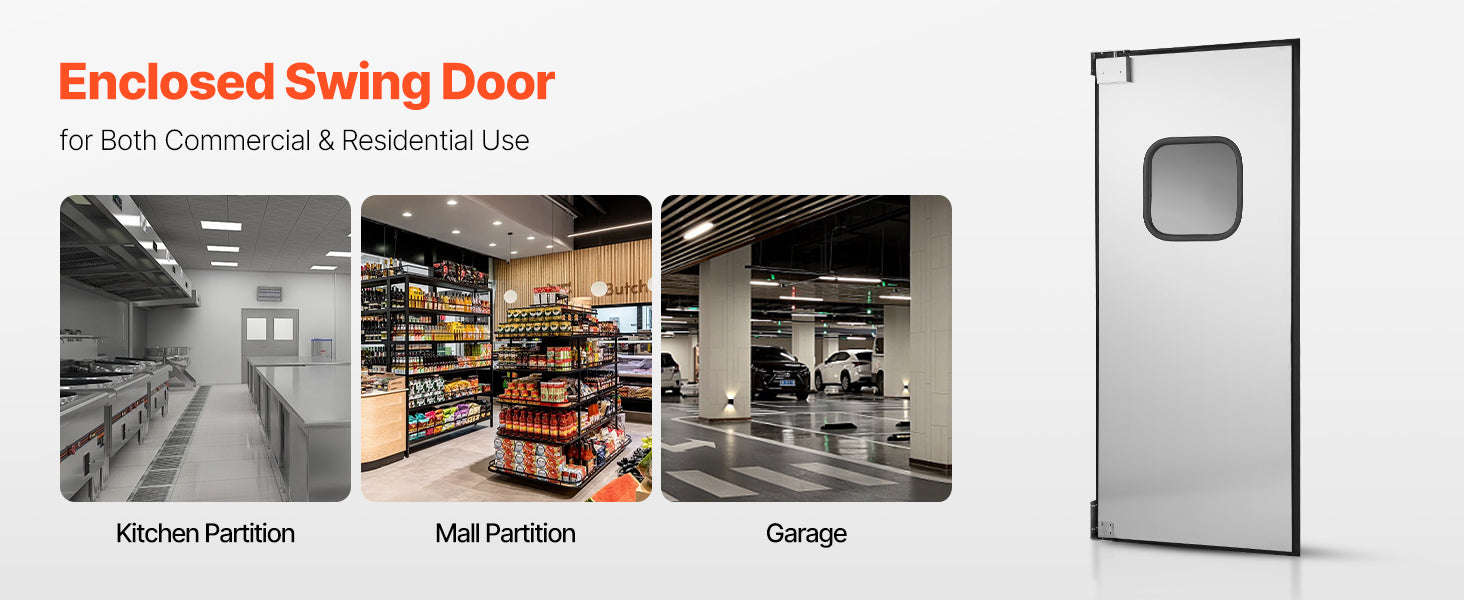 Traffic Swing Door for 36x84 in Opening-United States
