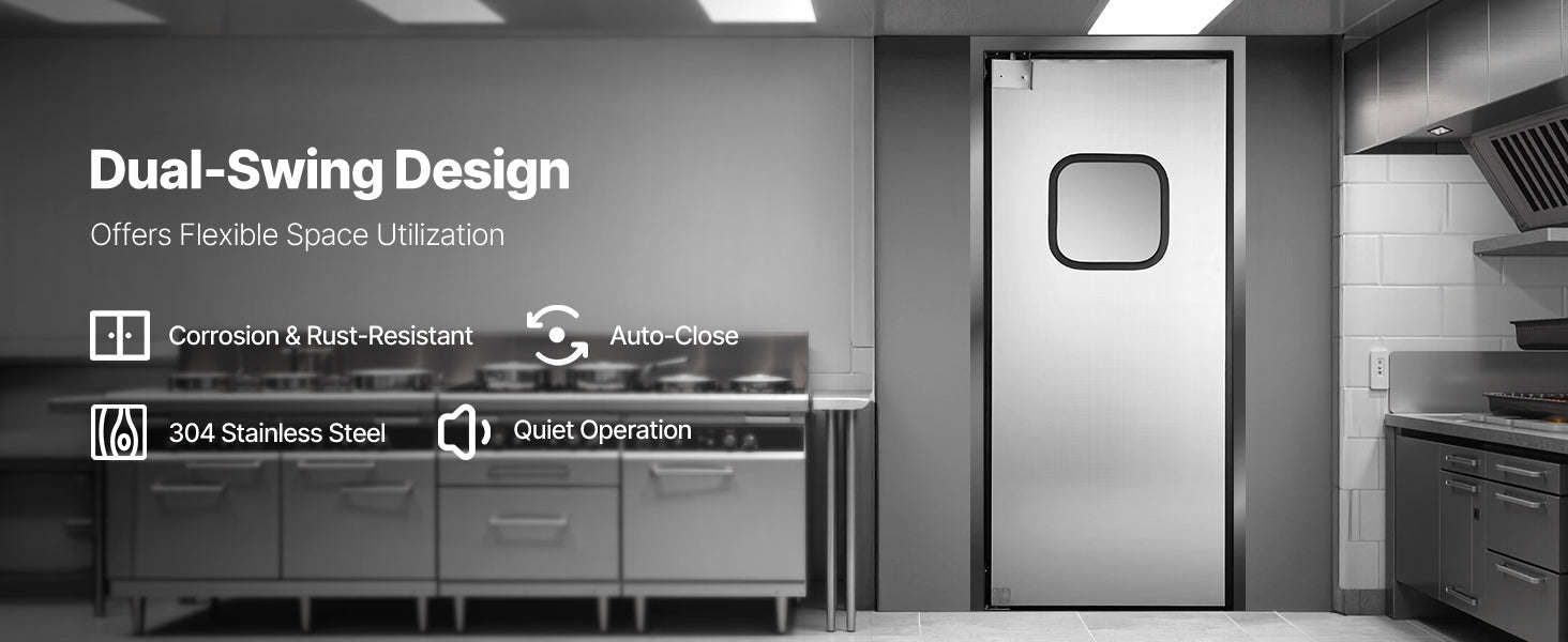 Traffic Swing Door for 36x84 in Opening-United States