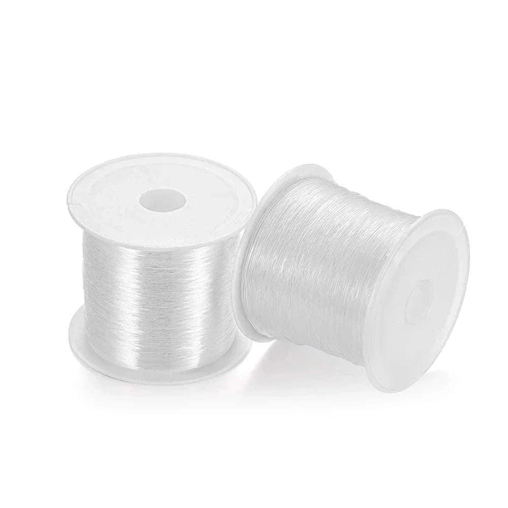 Transparent Bracelet String Cord for Clean Bead Jewelry-2PCS