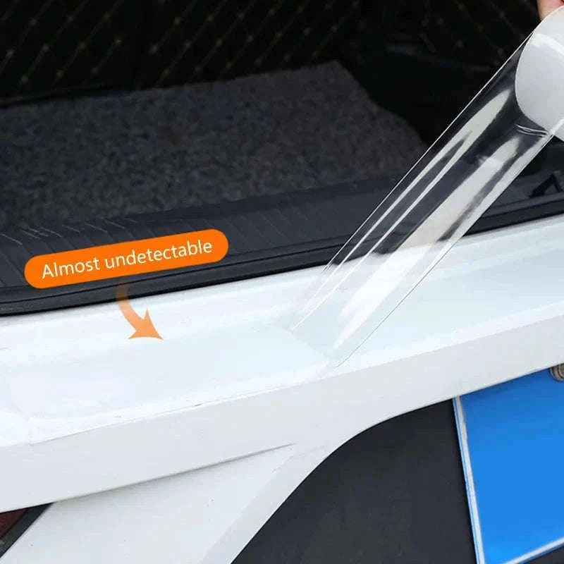 Transparent Car Door Sill Protective Film-70mm / 10 Meters