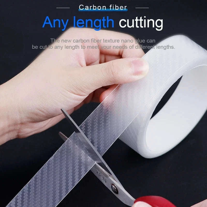 Transparent Carbon Fiber Car Sticker Protector-5cmX10m