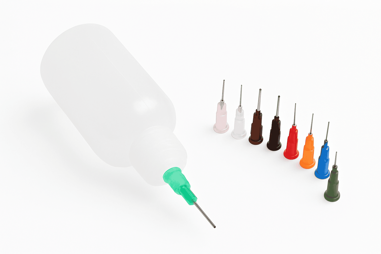 Transparent Glue Bottle with Precision Needle Dispenser-30ml