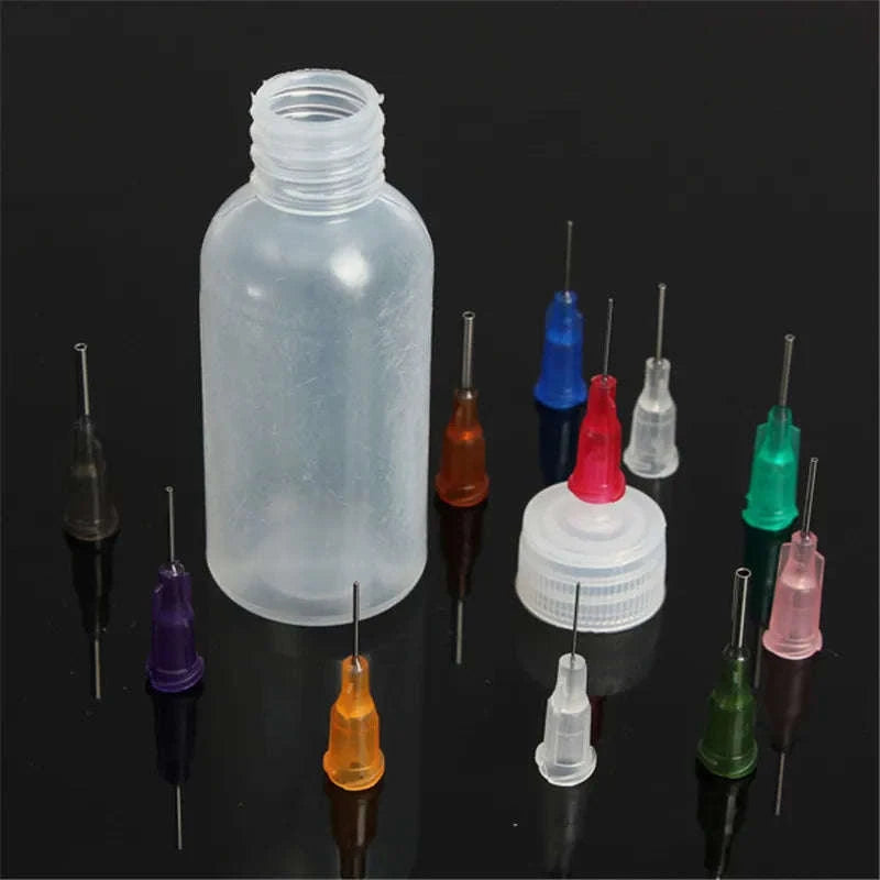 Transparent Glue Bottle with Precision Needle Dispenser-30ml