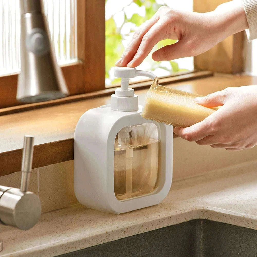 Transparent Large-Capacity Soap Dispenser Bottle-300 ml