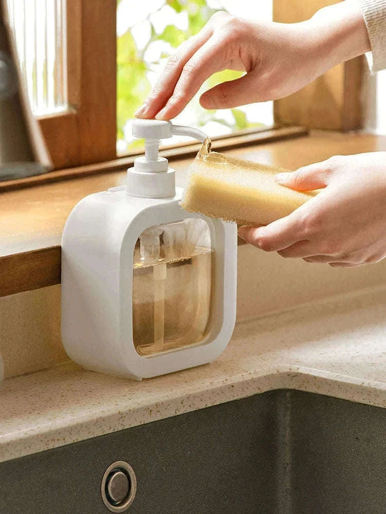 Transparent Large-Capacity Soap Dispenser Bottle-300 ml