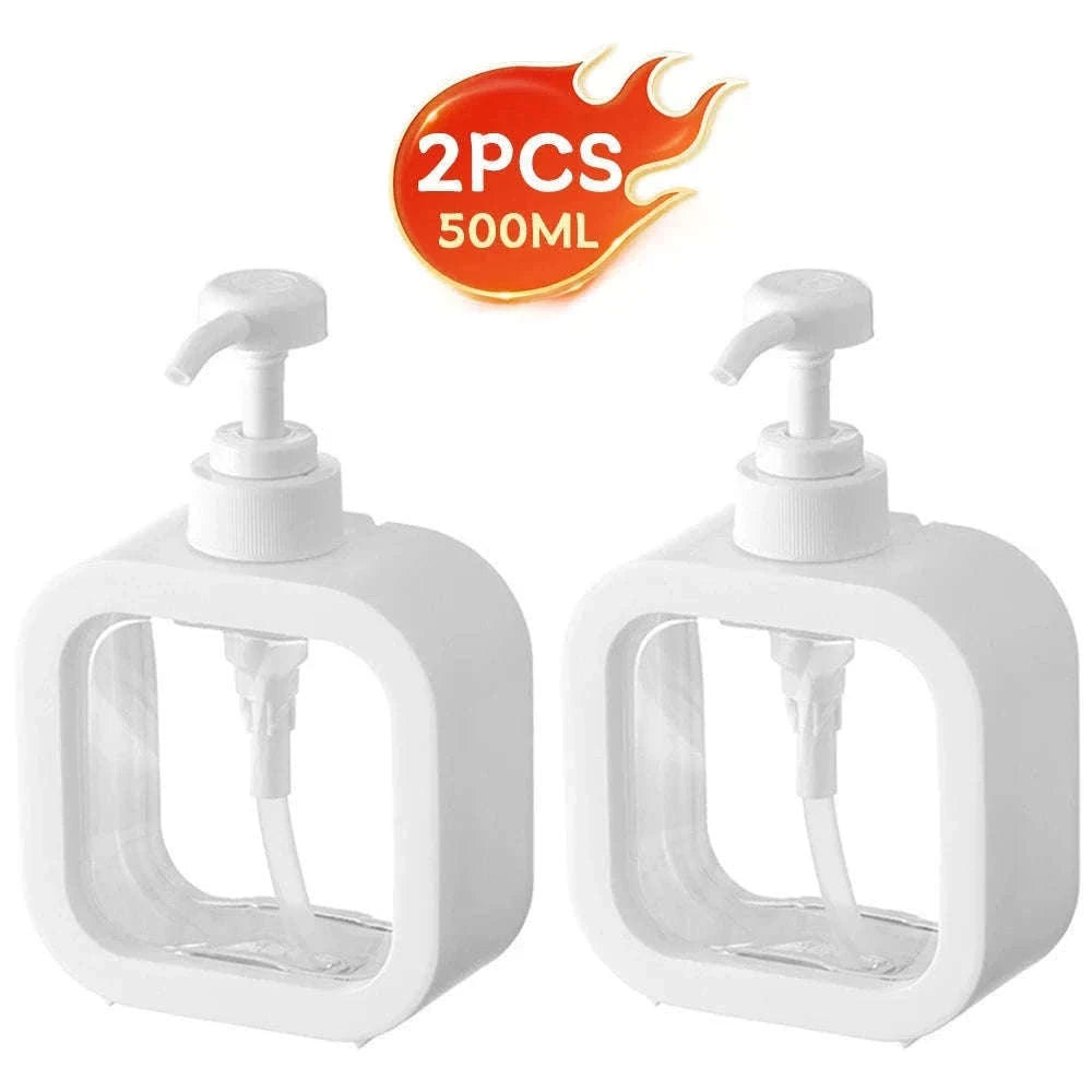 Transparent Large-Capacity Soap Dispenser Bottle-300 ml