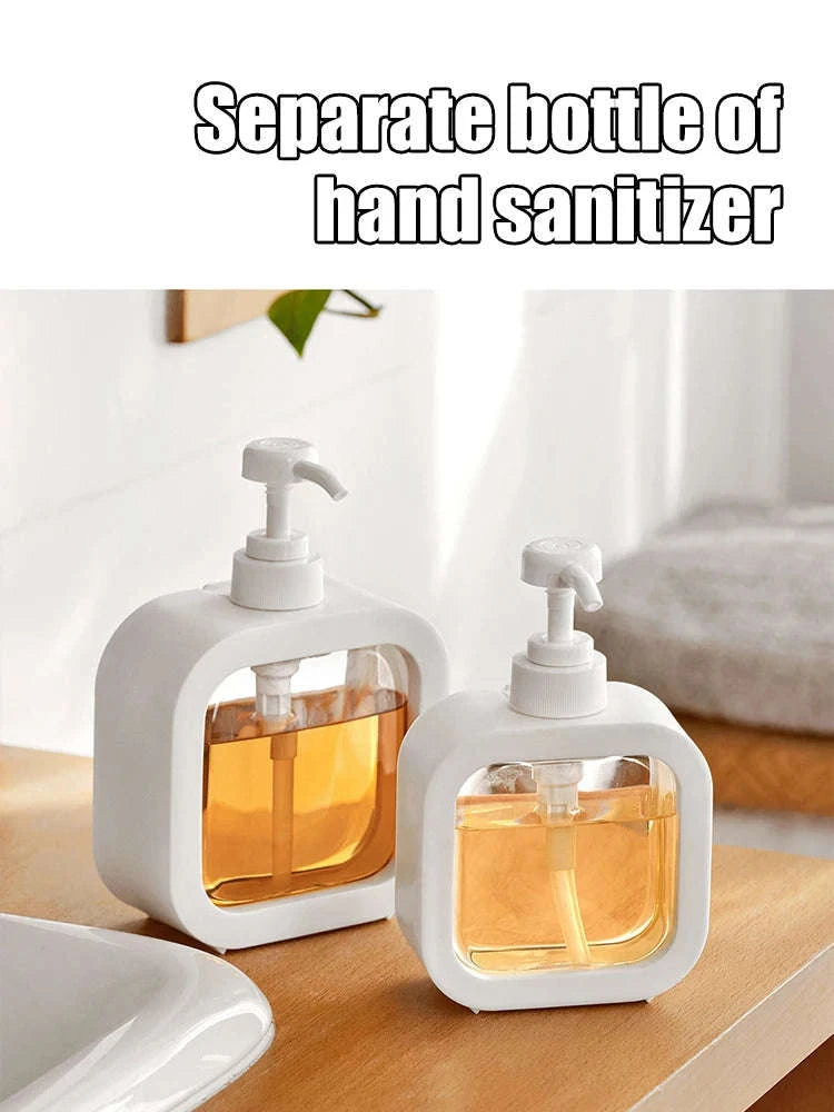 Transparent Large‑Capacity Soap Dispenser Bottle-300 ml