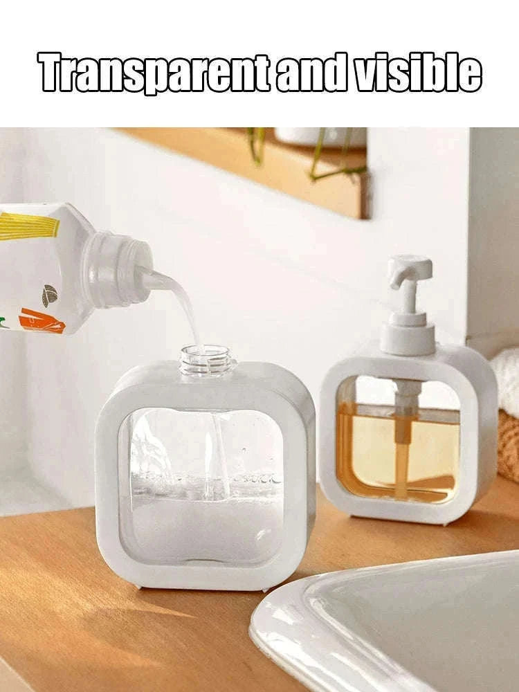 Transparent Large-Capacity Soap Dispenser Bottle-300 ml