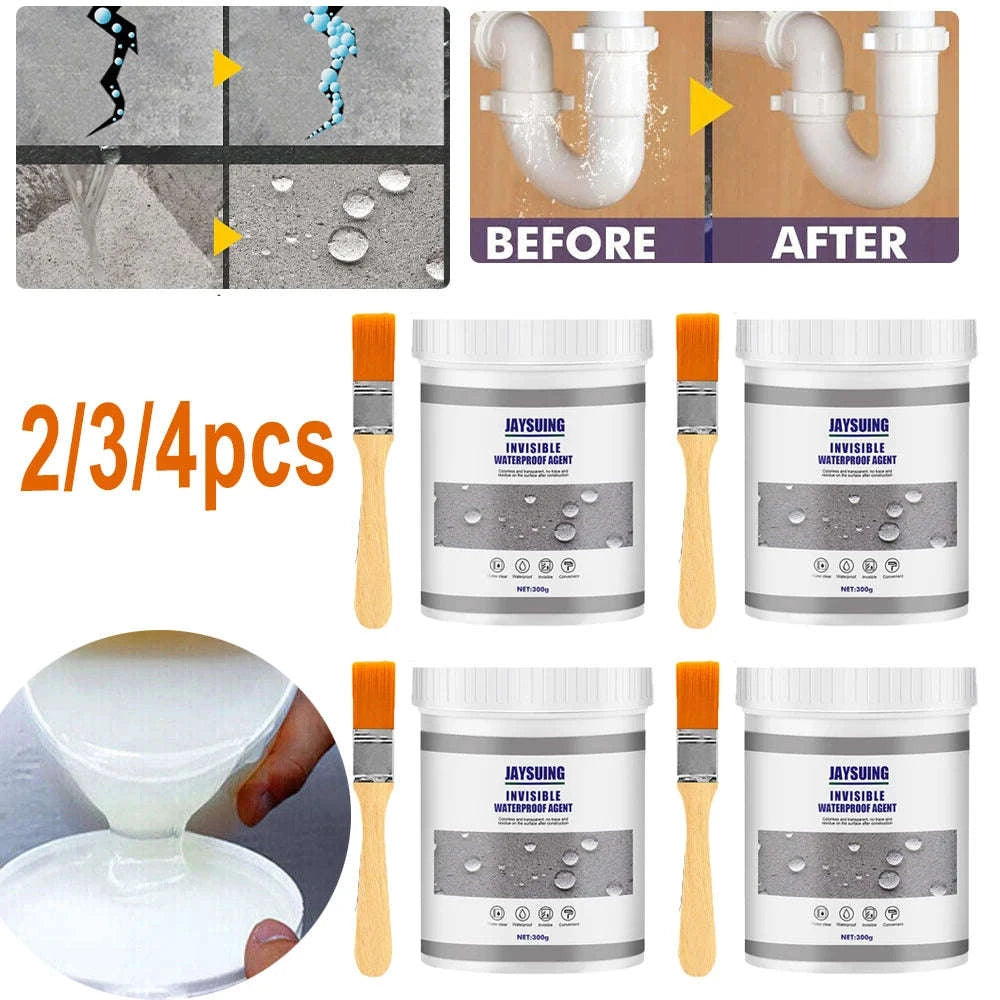 Transparent Waterproof Mastic Coating for Leak Repair-300G*1 / france