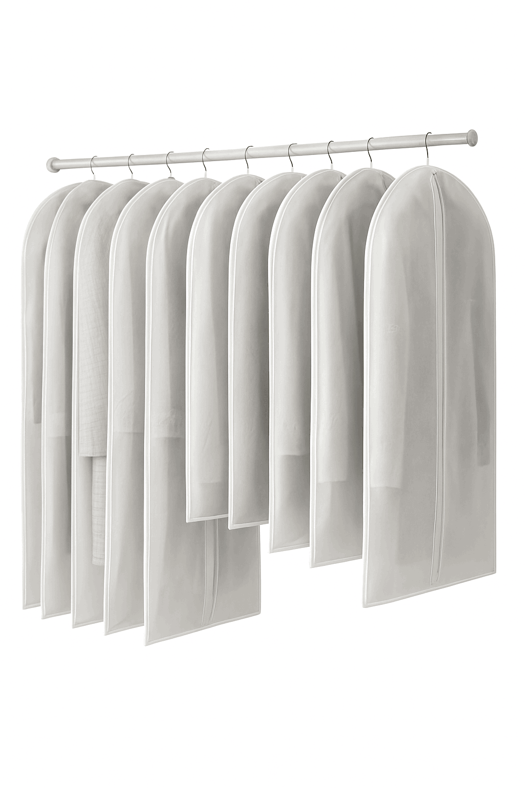 Transparent Wedding Dress Bag for Elegant Garment Protection-60x100CM / 6PCS