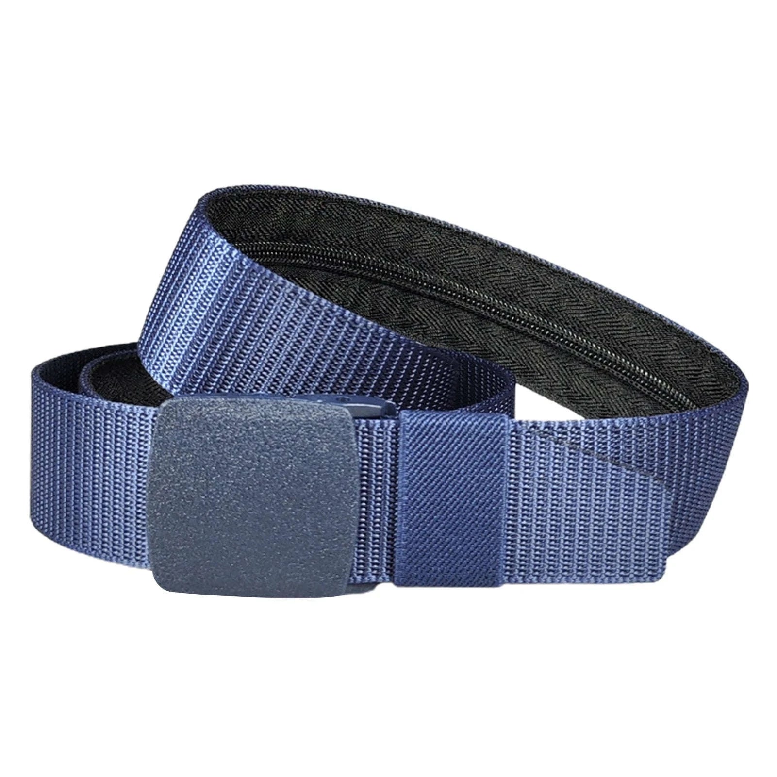 Travel Cash Anti-Theft Belt with Hidden Zipper Pocket-Dark gray