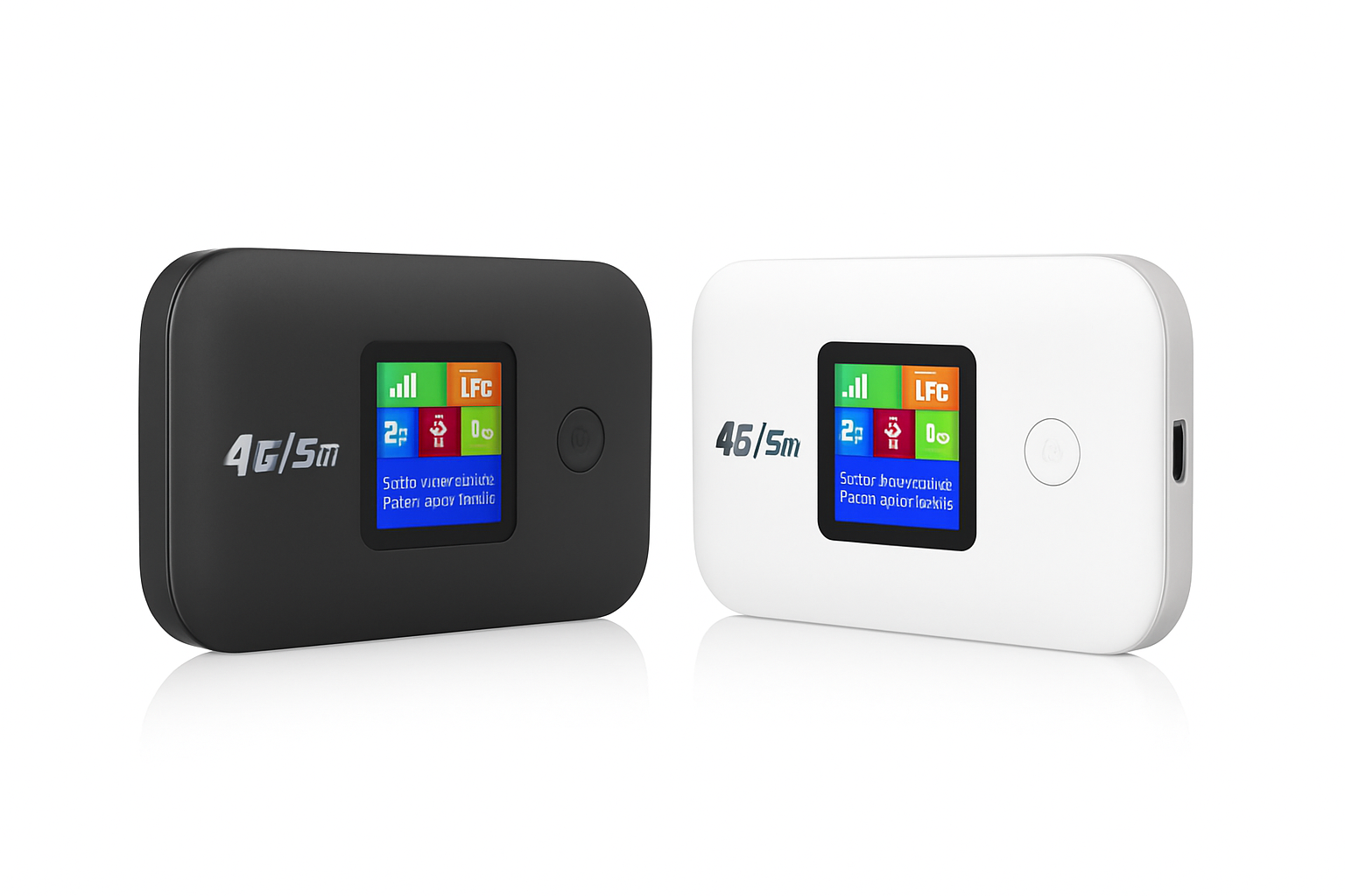 Travel WiFi Hotspot with SIM Slot 4G Mobile 300Mbps LED Display Supports 10 Devices