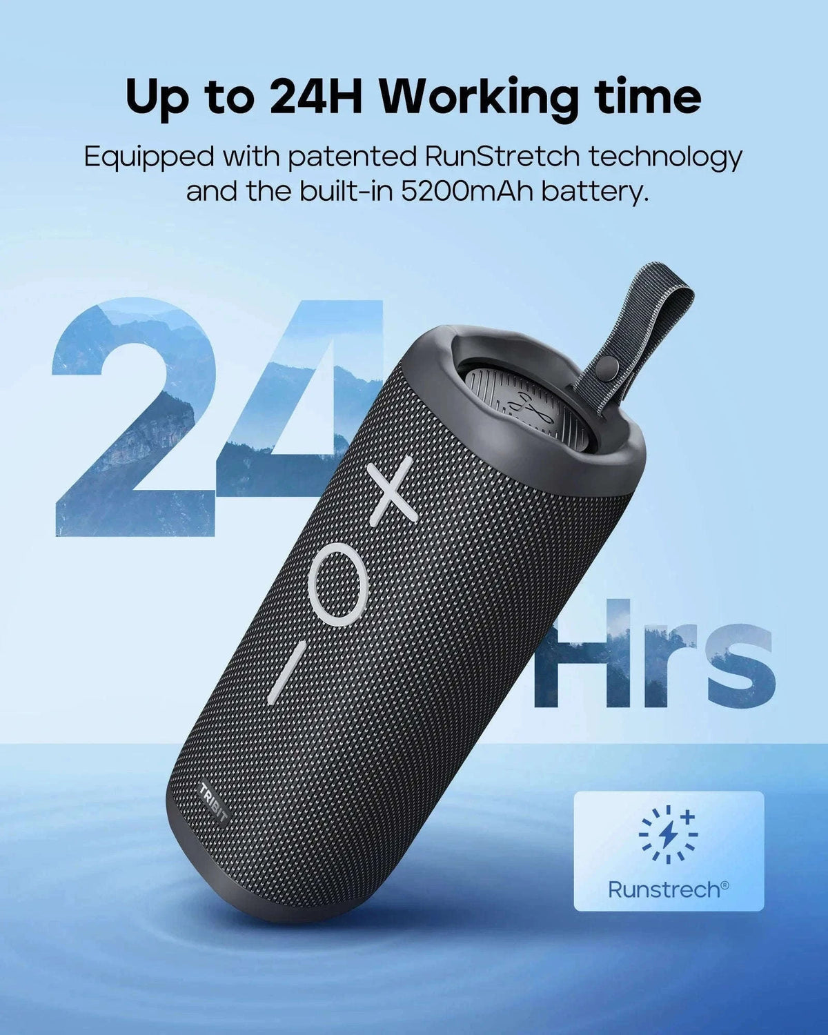 Tribit StormBox 2 Portable Bluetooth Speaker 34W Waterproof 24H Playtime-