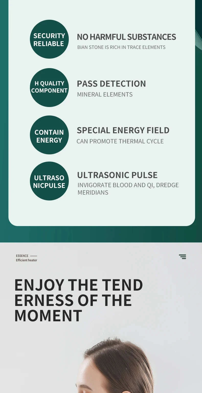 Tricolor Electric Massager GuaSha Vacuum Slimming Device-A12-12  Green