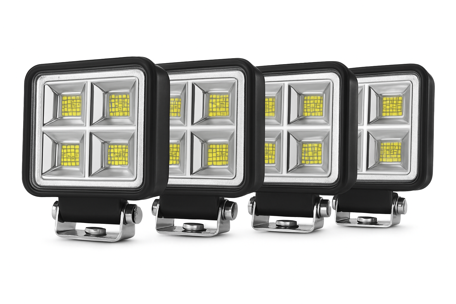 Кръгла LED лампа за камион 12v 24v за трактор, автомобил, превозно средство 4x4, офроуд, работна светлина за шофиране