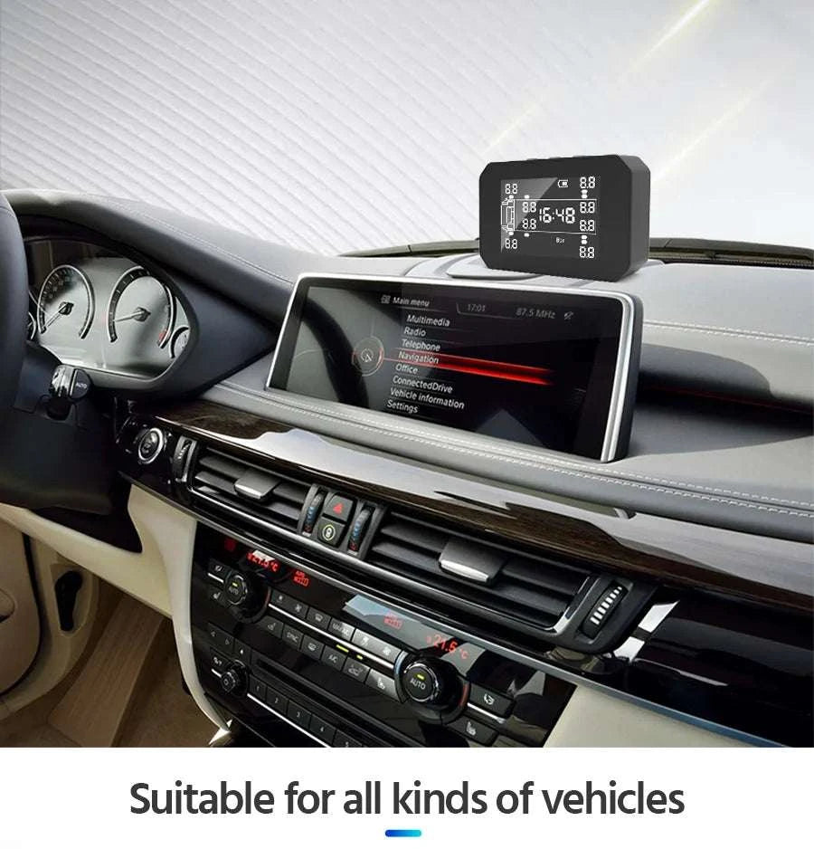Truck Tire Pressure Monitoring System with LCD & External Sensors-TPMS-K23 / 12 Sensor-K23