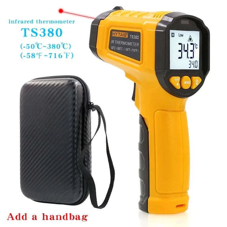 TS380 Infrared Thermometer Non‑Contact Industrial Temperature Gauge-TS600 Add a handbag