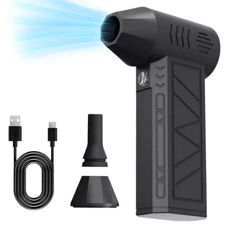 Turbo Jet Blower 130000RPM Air Duster for Fast Cleaning-black
