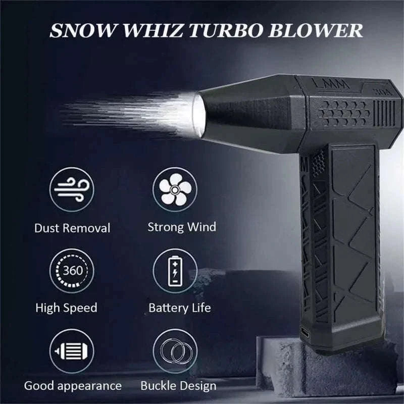 Turbo Jet Blower 130000RPM Air Duster for Fast Cleaning-black