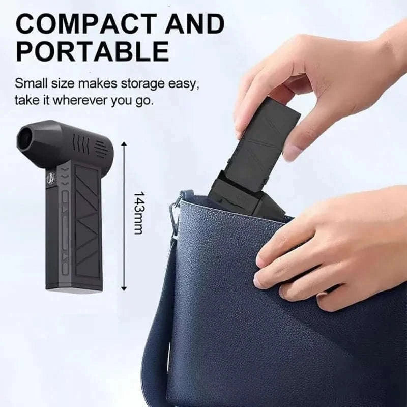 Turbo Jet Blower 130000RPM Powerful Air Blower-black