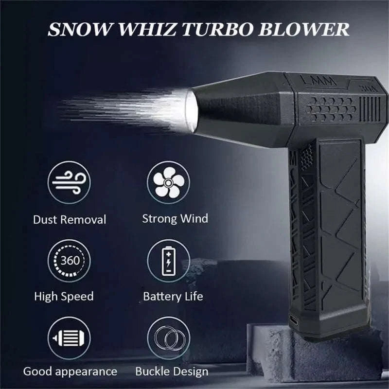 Turbo Jet Blower 130000RPM Powerful Air Blower-black