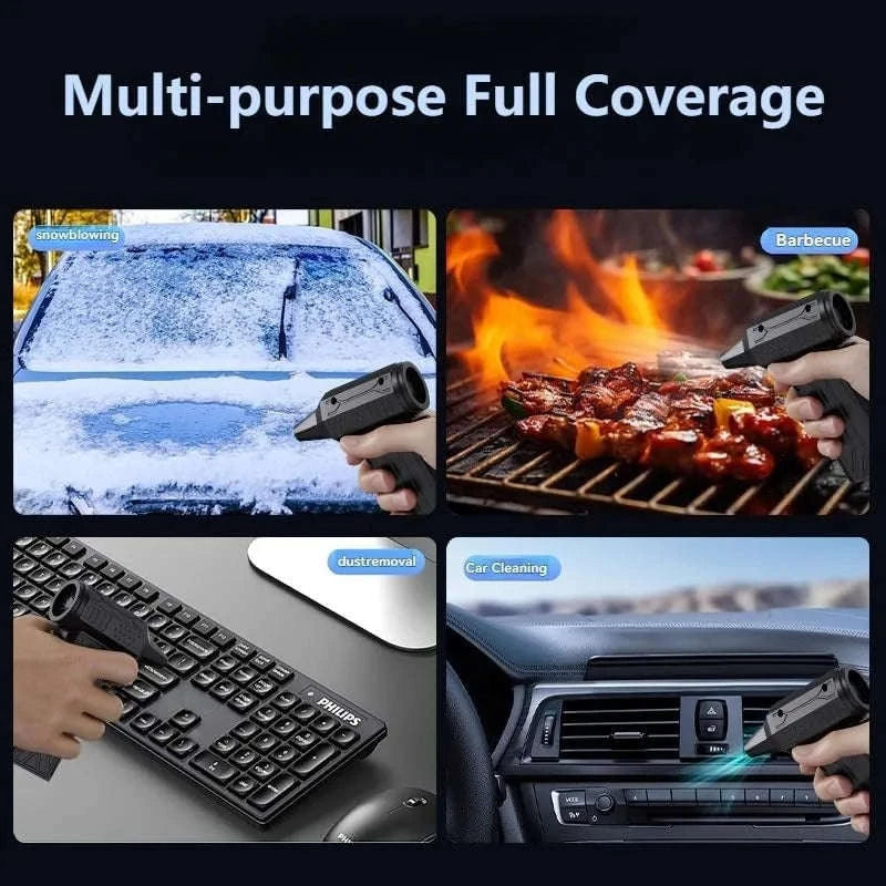 Turbo Jet Blower 130000RPM Powerful Air Blower-black