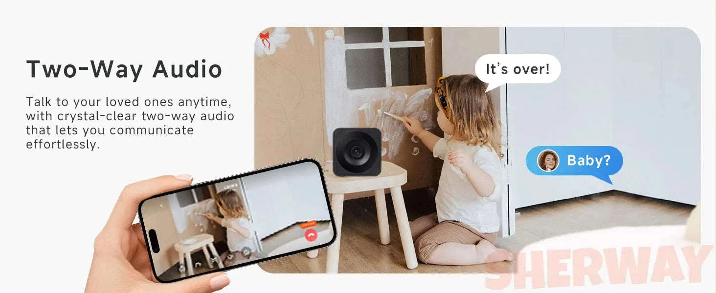 Tuya 2K 5G WiFi Magnetic Window Security Camera with AI Detection-1080P-1PC / Type-C