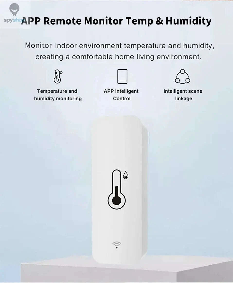 Tuya Indoor Temperature & Humidity Hygrometer – WiFi and Zigbee Smart Monitoring-Zigbee Version