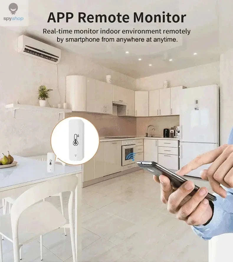 Tuya Indoor Temperature & Humidity Hygrometer – WiFi and Zigbee Smart Monitoring-Zigbee Version