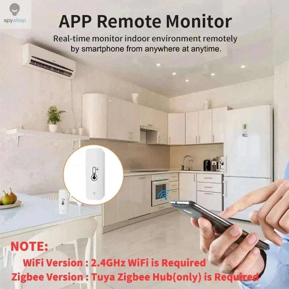 Tuya Indoor Temperature & Humidity Smart Hygrometer Sensor-Zigbee Version