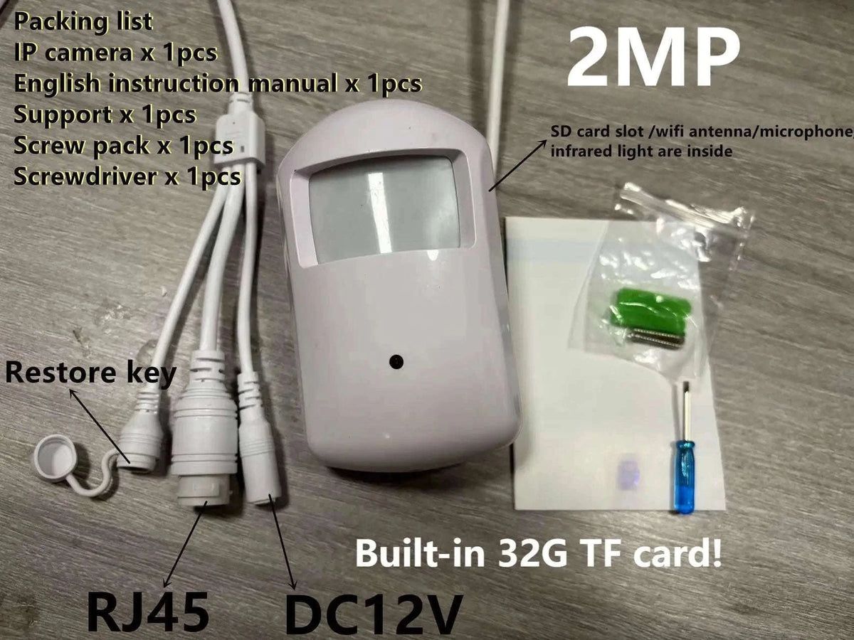 Tuya POE Mini WiFi Security Camera, 2MP/4MP, 2-Way Audio-4mp WIFI POE 32G