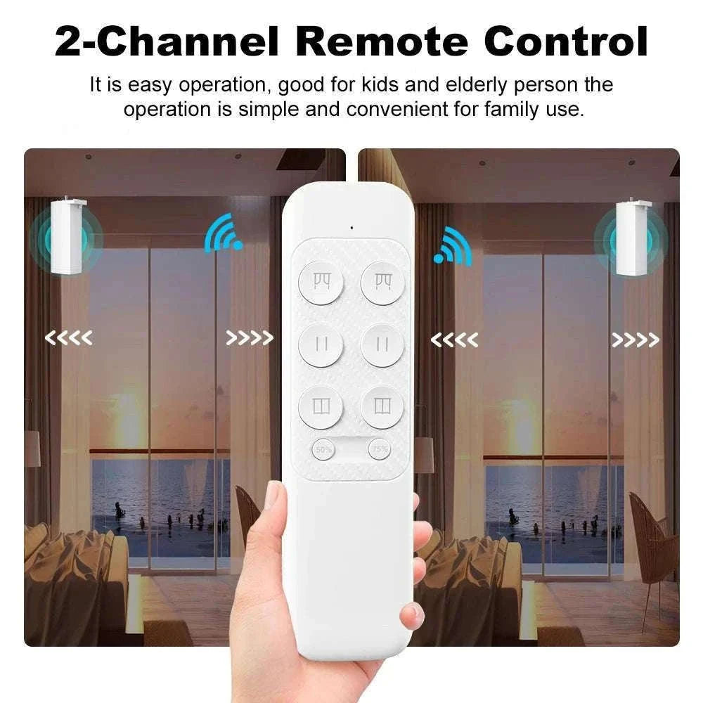 Tuya Smart Electric Curtain Motor for Quiet Automated Control-EU Plug (Zigbee) / Motor