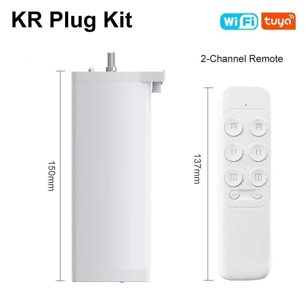 Tuya Smart Electric Curtain Motor for Quiet Automated Control-EU Plug (Zigbee) / Motor