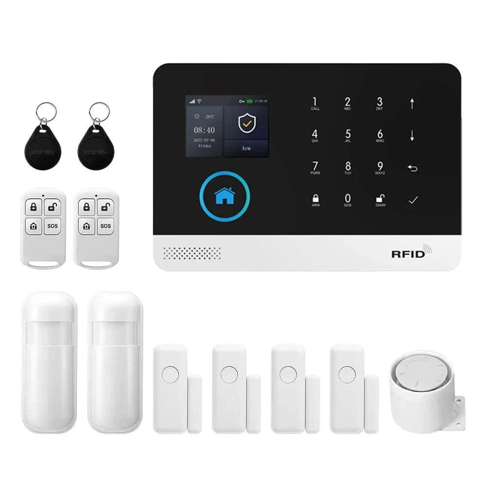 Tuya Smart Home Alarm Kit-2G GSM WiFi Kit B / EU Plug / CHINA