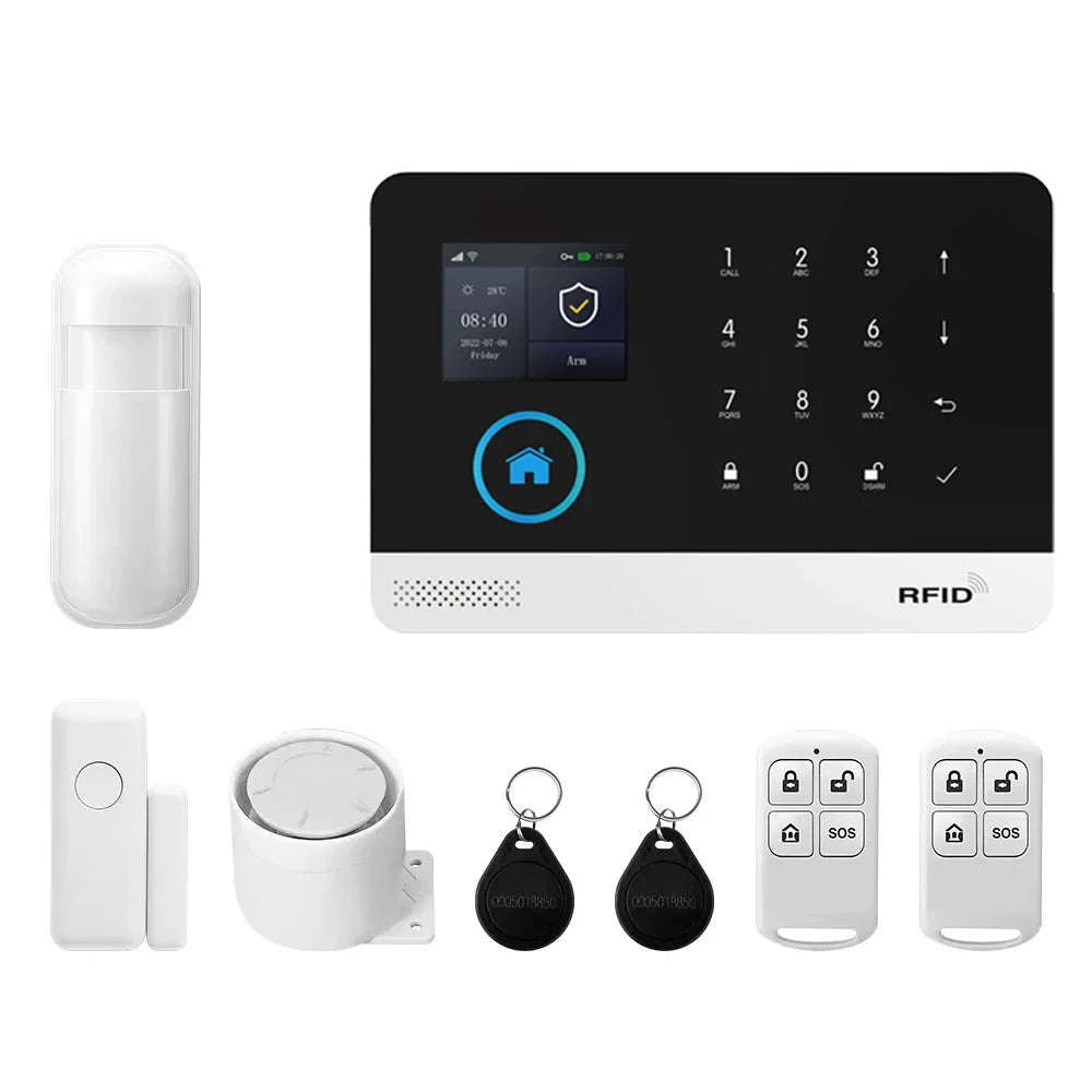 Tuya Smart Home Alarm Kit-2G GSM WiFi Kit B / EU Plug / CHINA