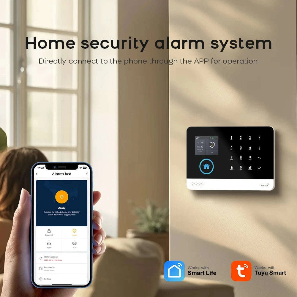 Tuya Smart Home Alarm Kit-2G GSM WiFi Kit B / EU Plug / CHINA