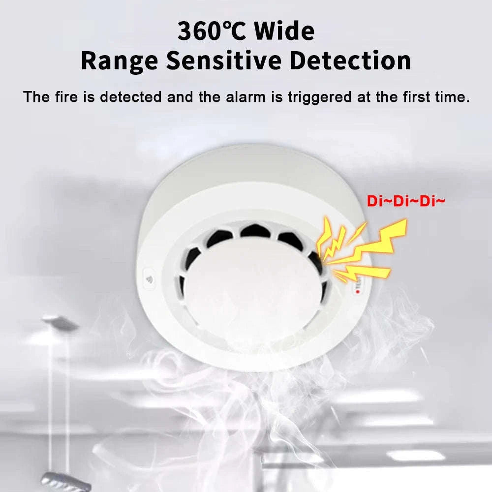 Tuya Smart Smoke Detector for WiFi or Zigbee Home Safety-Zigbee