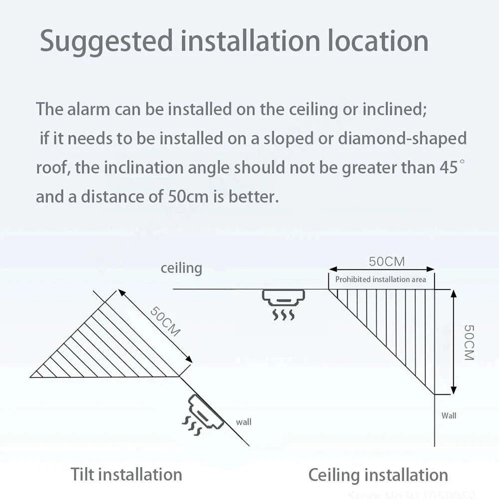 Tuya Smart Smoke Detector for WiFi or Zigbee Home Safety-Zigbee