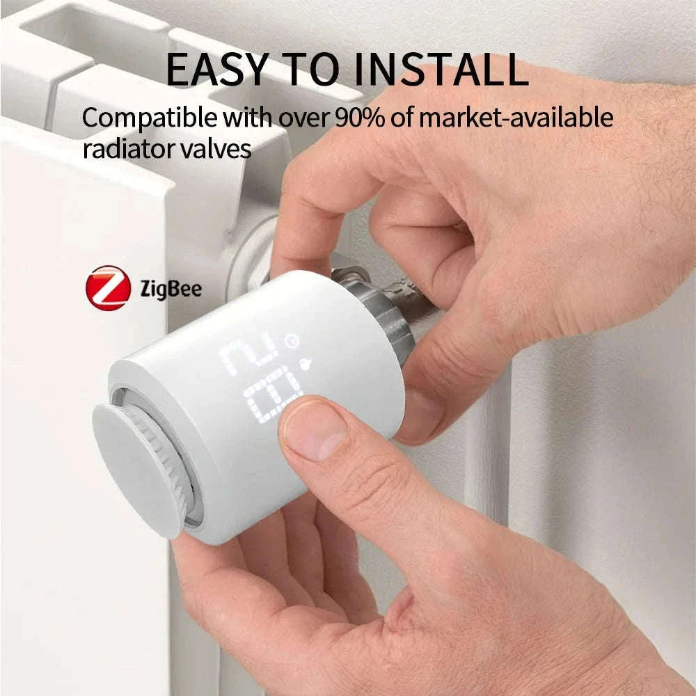 Tuya Smart ZigBee 3.0 TRV Radiator Valve Controller-ME167 2PCS