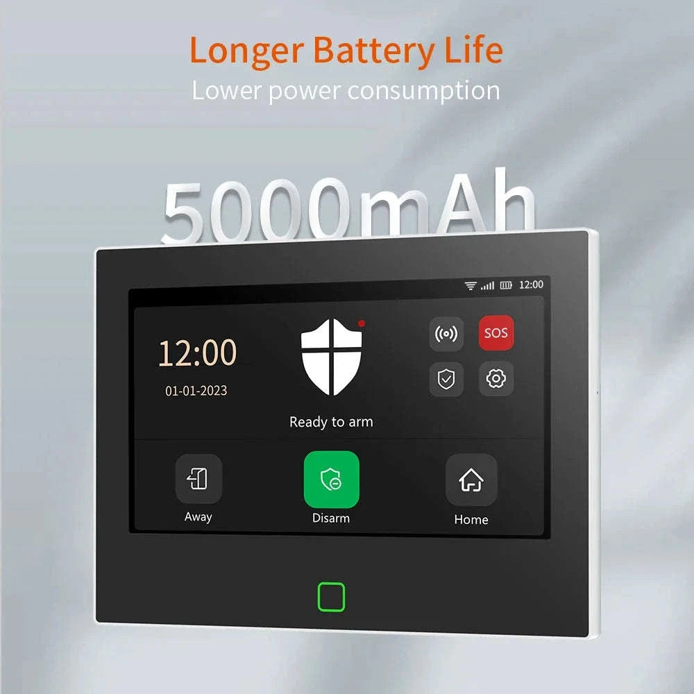 Tuya WiFi & 4G Smart Home Security System with 7-Inch Display-7 inch-LORA / AU Plug