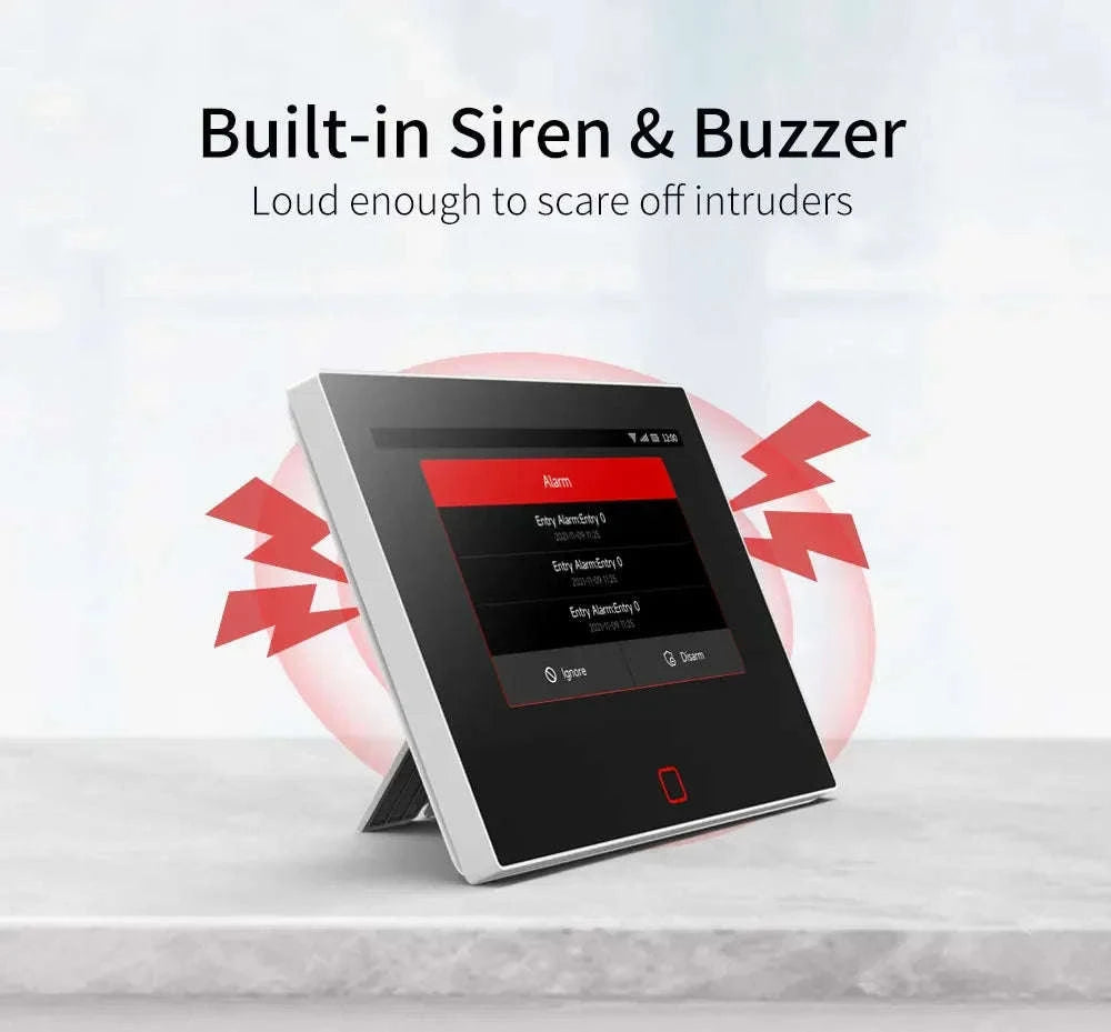 Tuya WiFi & 4G Smart Home Security System with 7-Inch Display-7 inch-LORA / AU Plug
