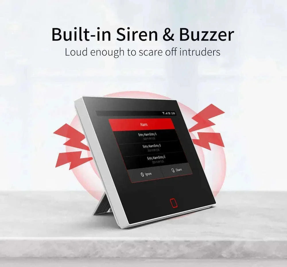 Tuya WiFi & 4G Smart Home Security System with 7-Inch Display-7 inch-LORA / AU Plug