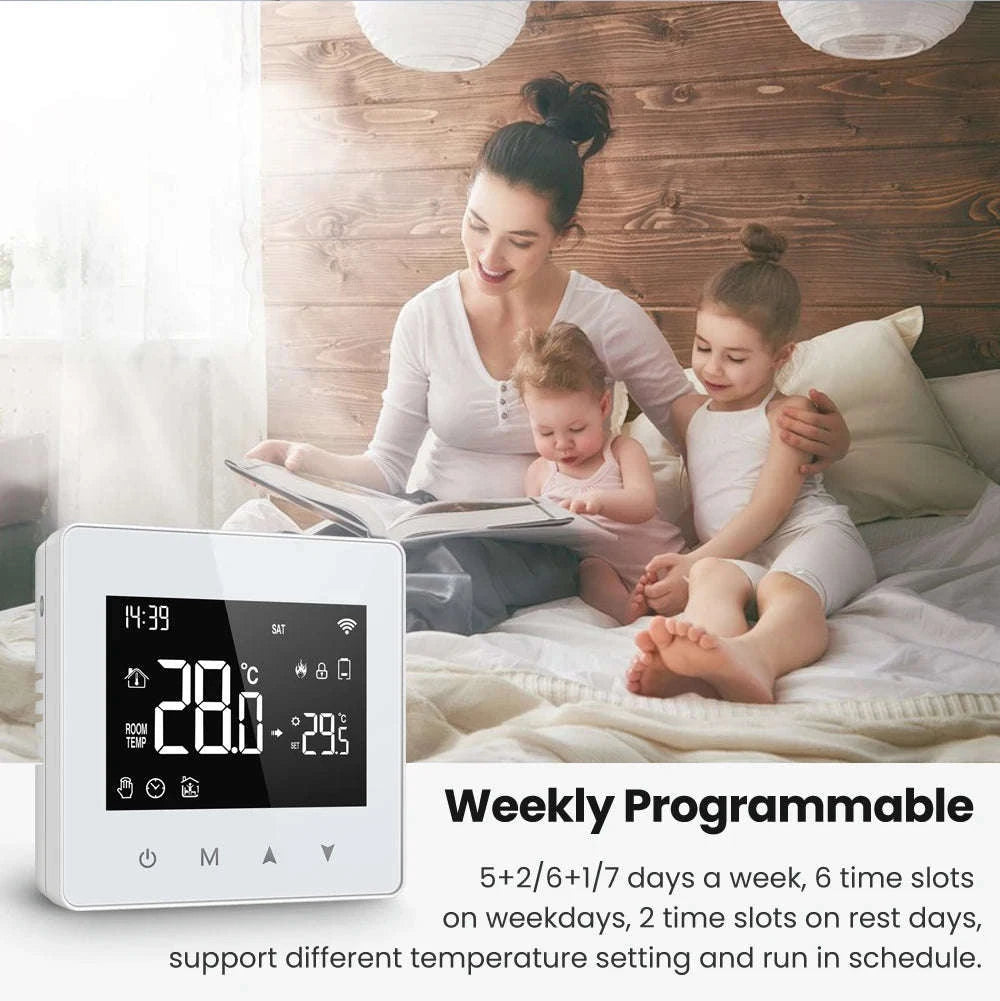 Tuya WiFi/ZigBee Smart Thermostat for Water & Gas Boilers-WiFi Version