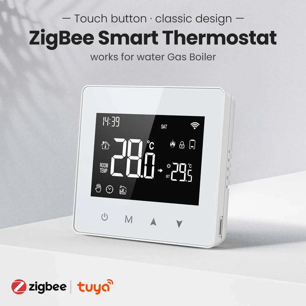 Tuya WiFi/ZigBee Smart Thermostat for Water & Gas Boilers-WiFi Version