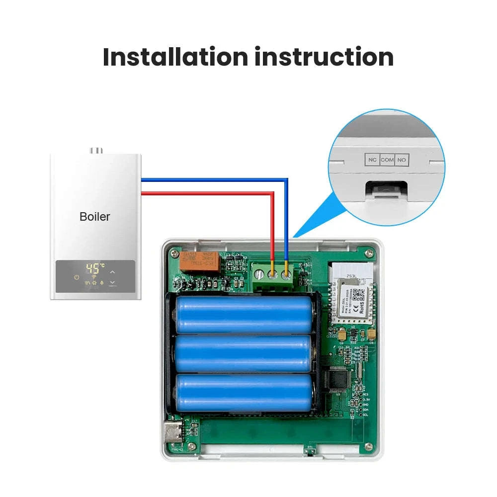 Tuya WiFi/ZigBee Smart Thermostat for Water & Gas Boilers-WiFi Version