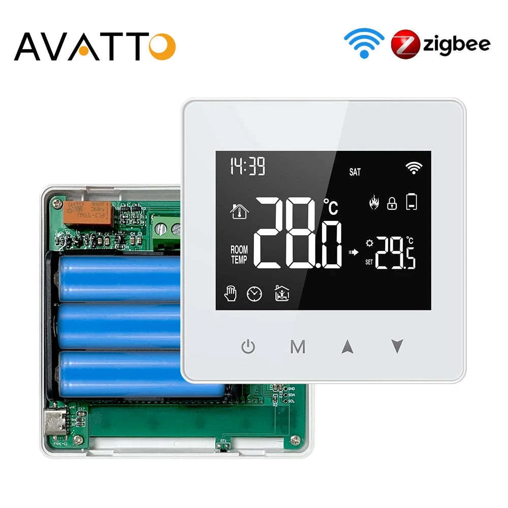 Tuya WiFi/ZigBee Smart Thermostat for Water & Gas Boilers-WiFi Version