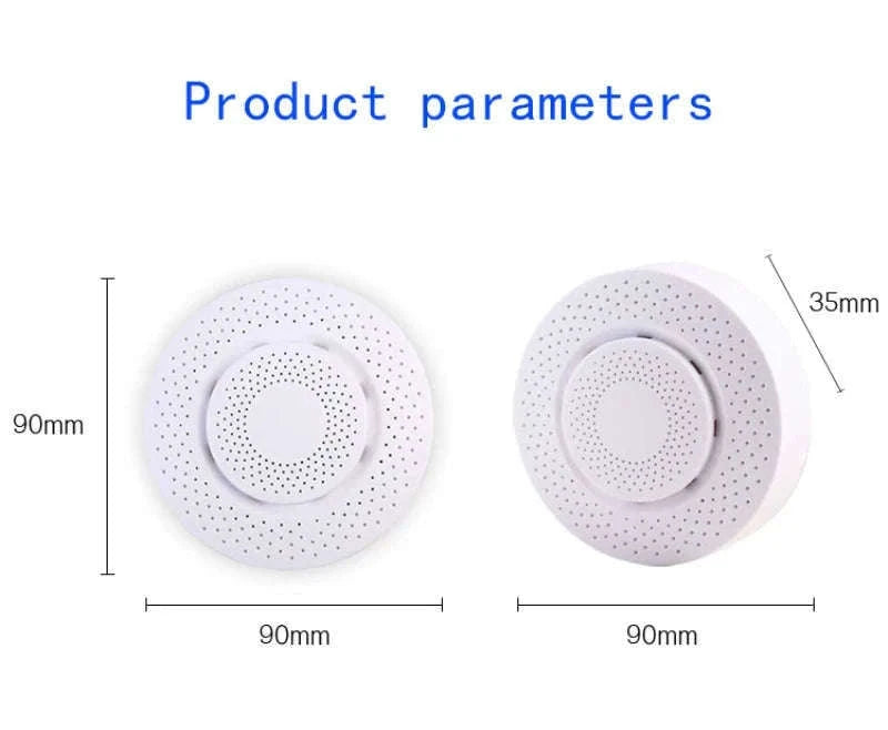 Tuya Zigbee/WiFi Air Quality Sensor for Smarter Home Monitoring-Zigbee Version 5in1 / China Mainland