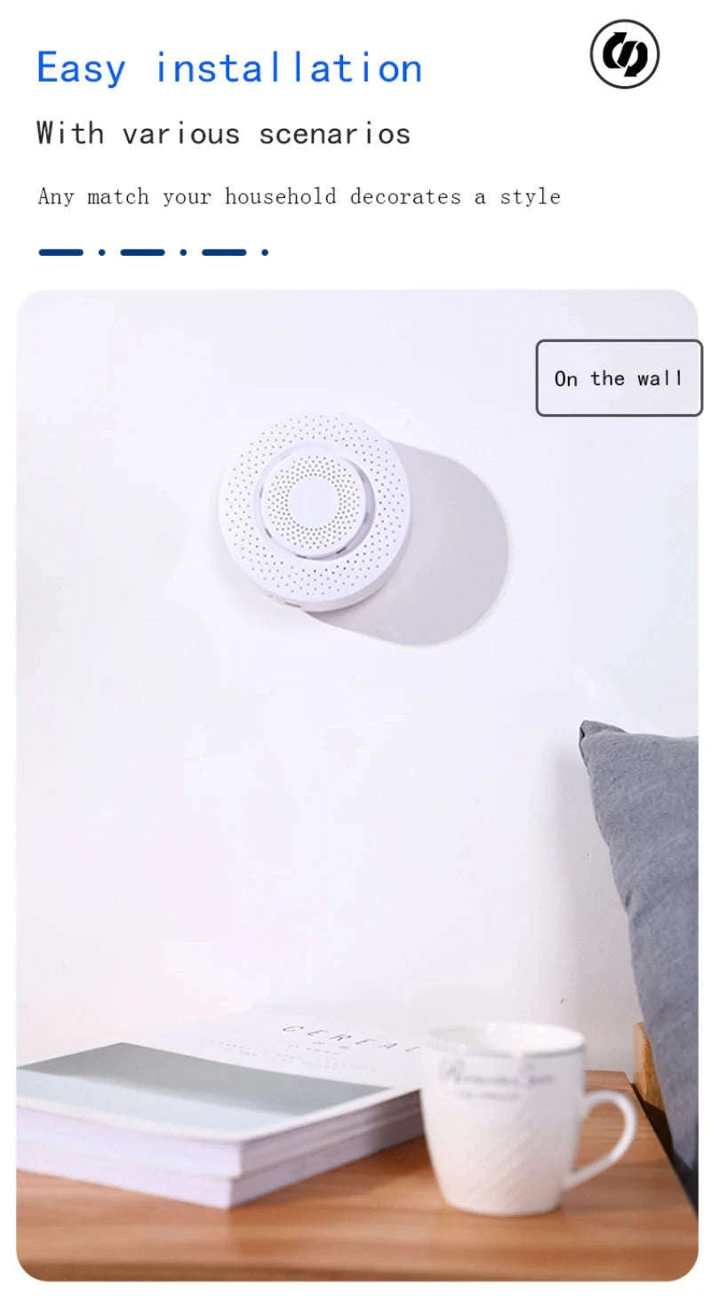 Tuya Zigbee/WiFi Air Quality Sensor Smart Air Box-Zigbee Version 5in1 / China Mainland